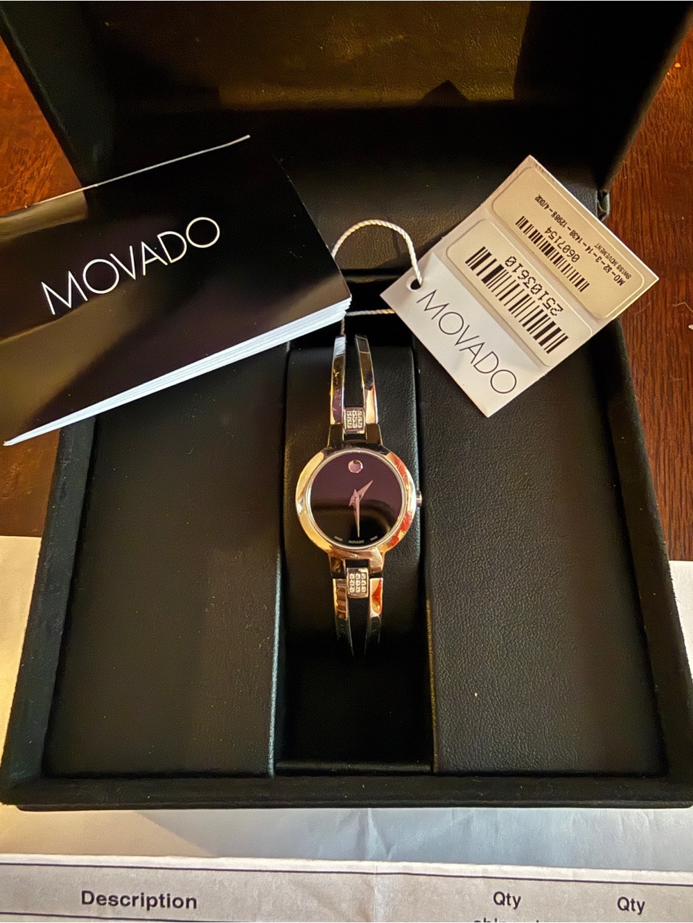 Movado Amorosa women's diamond watch
